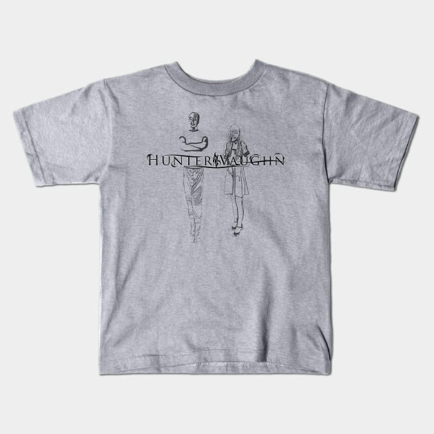 Hunter Vaughn Duality - Black Kids T-Shirt by HunterVaughn